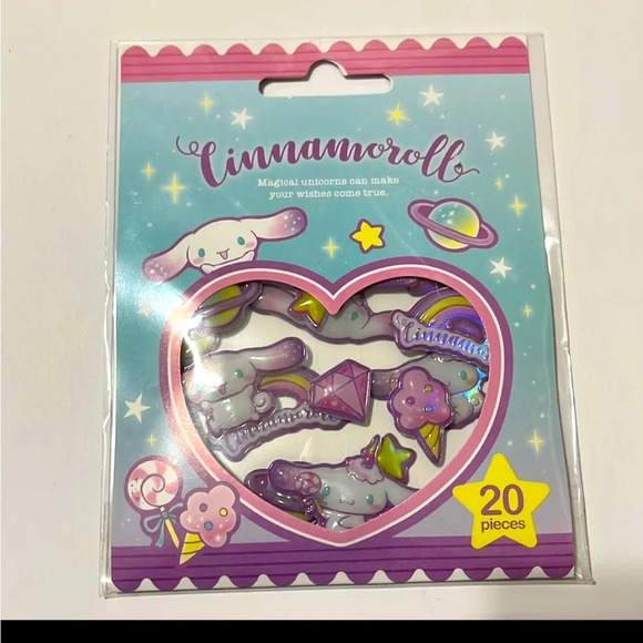 Sanrio Other - Cinnamoroll Unicorn Puffy Sticker Pack